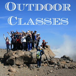 Outdoor classes with Nesos